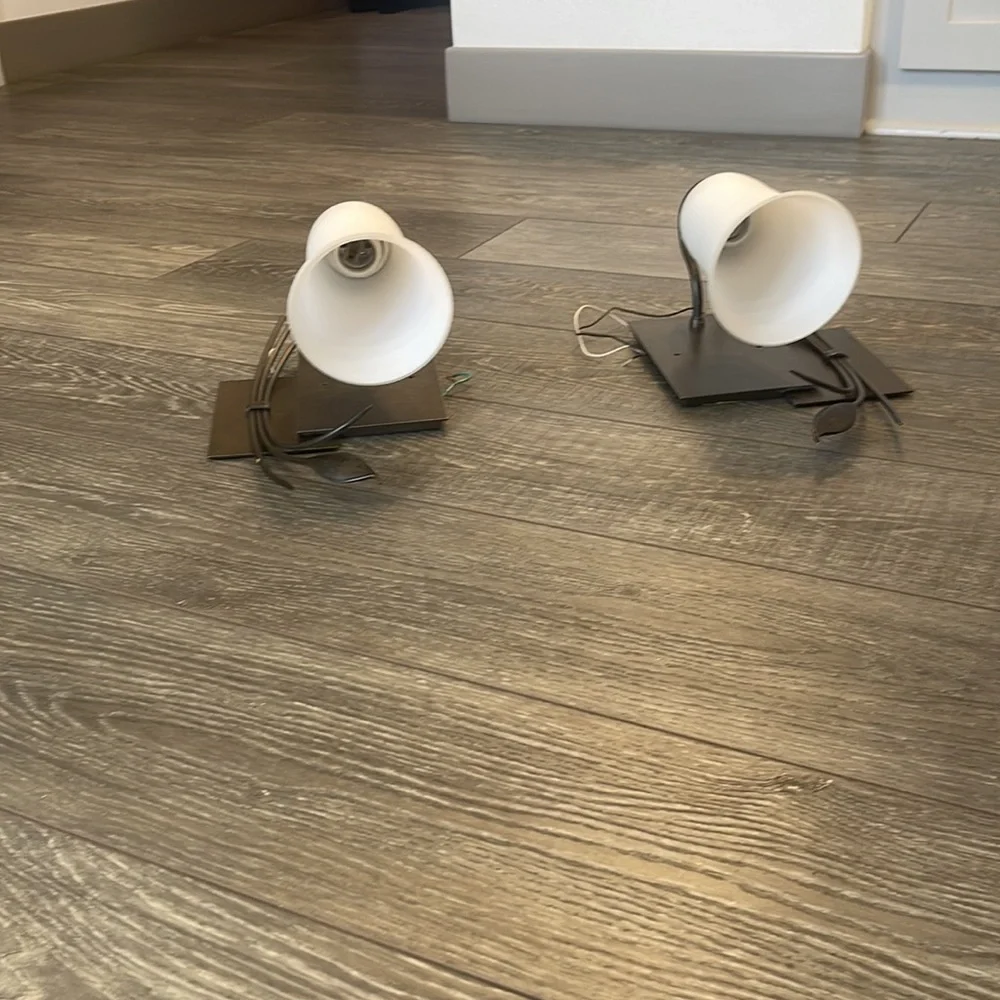 West elm sconce set
